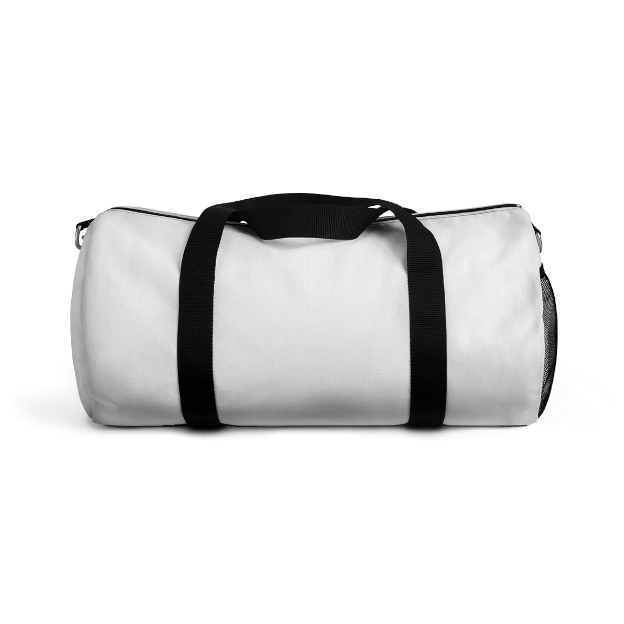 Classic White Duffel Bag — Spacious Travel & Gym Holdall
